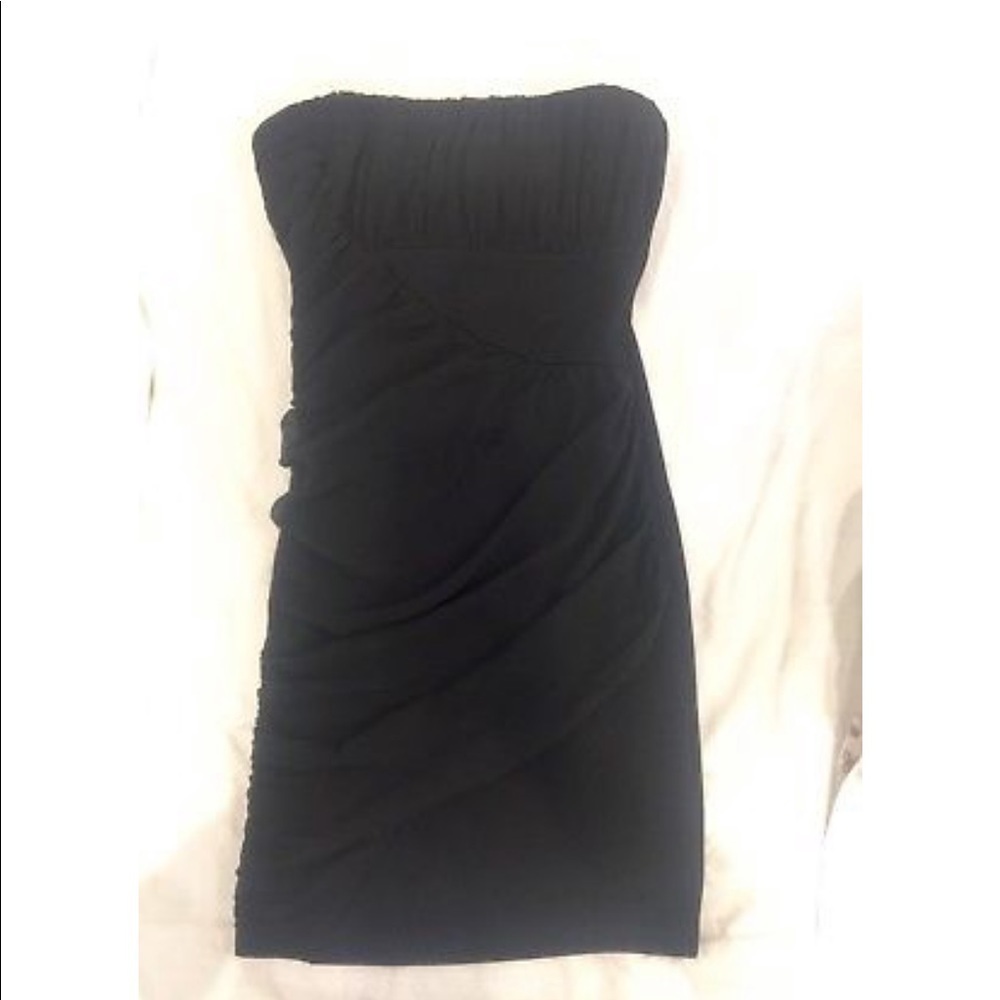 New Zara trafaluc Womens Bodycon Dress XS Black - Picture 6 of 6